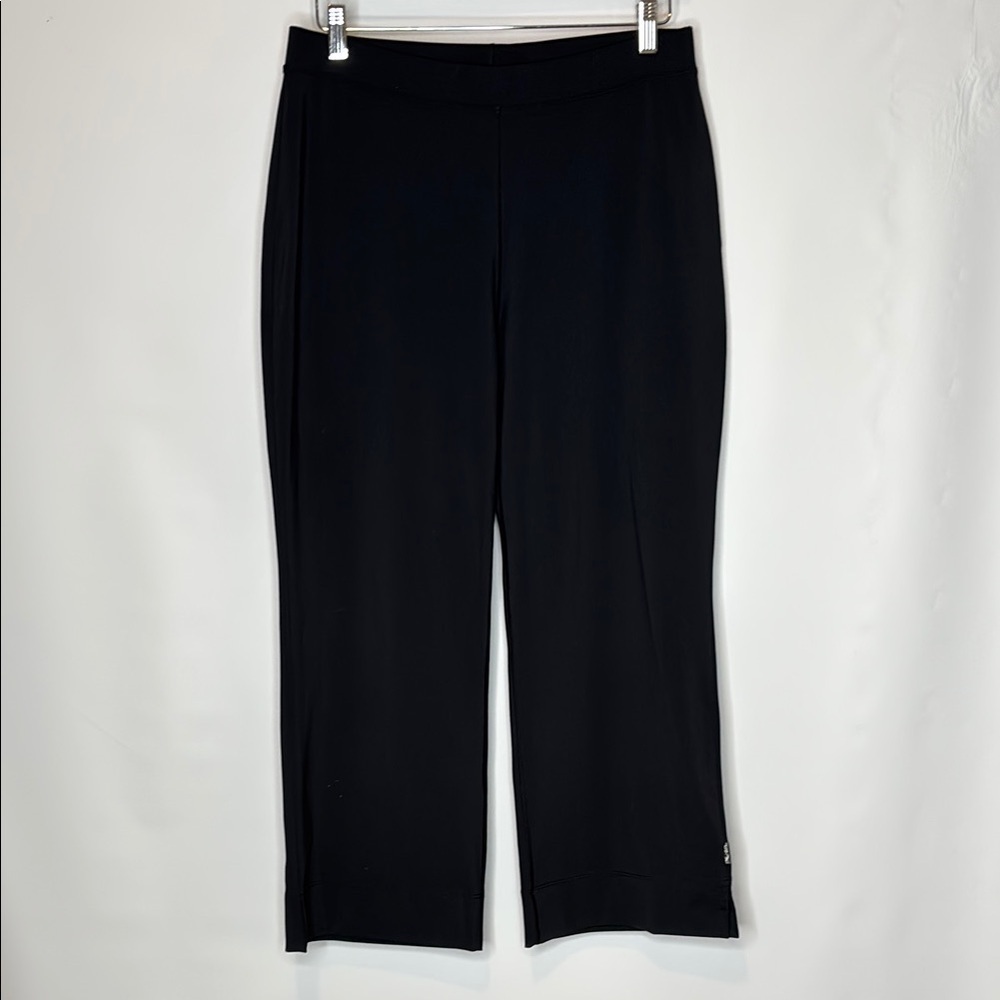 REI Black Cropped Pants with Wide Waistband